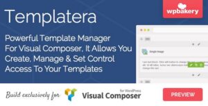 Templatera Nulled - Template Manager for WPBakery Page Builder