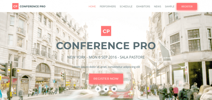 Conference Pro WordPress Theme free download