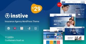 Instive – Insurance WordPress Theme Free Download