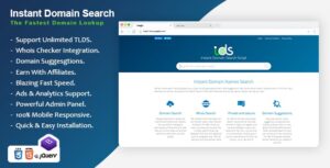 Instant Domain Search Script Free Download