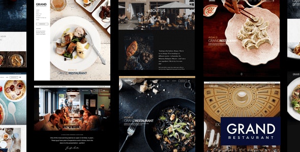 Grand Restaurant WordPress Theme Nulled free download