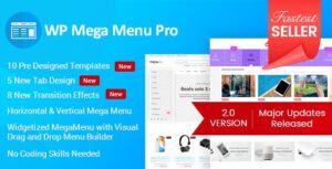 WP Mega Menu Pro WordPress Plugin Free Download