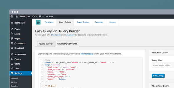 Easy Query Pro Nulled - Visual Query Builder Plugin Free Download
