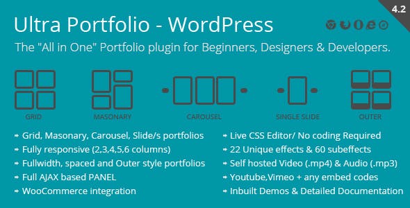 Ultra Portfolio WordPress Plugin Free Download