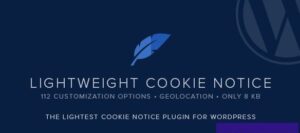 Lightweight Cookie Notice WordPress Plugin Free Download