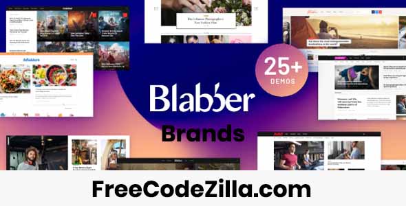 Blabber – Blog & News Magazine WordPress Theme Free Download