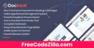 Doctreat – Doctors Directory WordPress Theme Free Download
