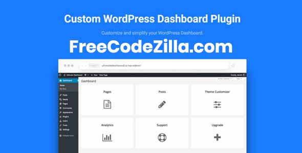 Ultimate Dashboard Pro Nulled – WordPress Dashboard Plugin Free Download