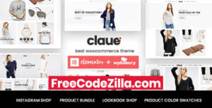 Claue - Clean, Minimal Elementor WooCommerce Theme Free Download
