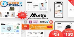 Metro – Minimal WooCommerce WordPress Theme Free Download