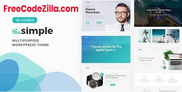 The Simple – Business WordPress Theme Free Download