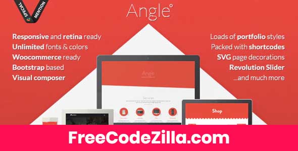 Angle - Flat Responsive Bootstrap MultiPurpose Theme Free Download
