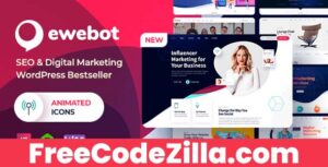 Ewebot Nulled – Marketing SEO Digital Agency WordPress Theme