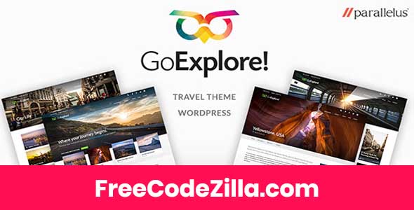 GoExplore – Travel WordPress Theme Free Download