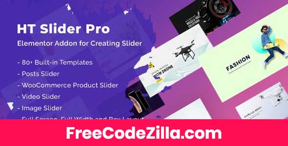 HT Slider Pro For Elementor Free Download