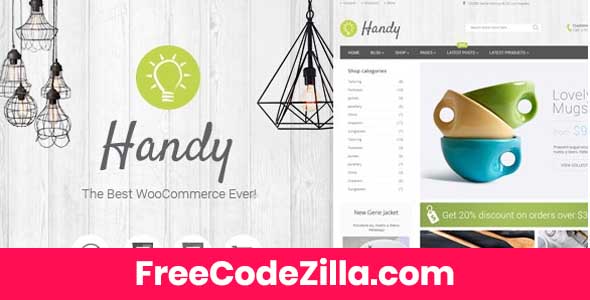 Handy - Handmade Shop WordPress WooCommerce Theme Free Download