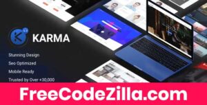Karma - Elementor Business WordPress Theme Free Download
