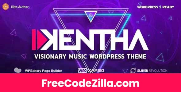 Kentha - Non-Stop Music WordPress Theme Free Download