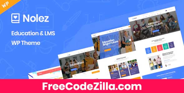 Nolez – Education WordPress Theme Free Download