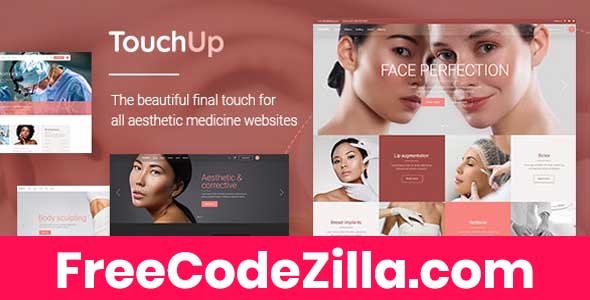 TouchUp v1.3 - Cosmetic and Plastic Surgery Theme Free Download