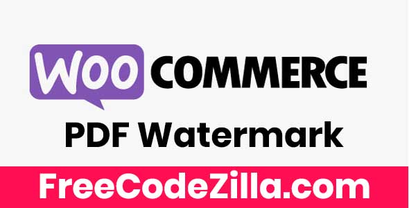 WooCommerce PDF Watermark Free Download