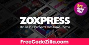 ZoxPress - All-In-One WordPress News Theme Free Download