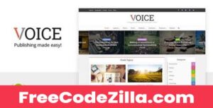 Voice - News Magazine WordPress Theme Free Download