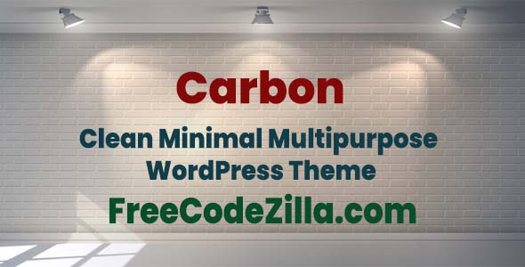 Carbon Nulled - Clean Minimal Multipurpose WordPress Theme