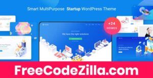 Atomlab - Startup Landing Page WordPress Theme Free Download