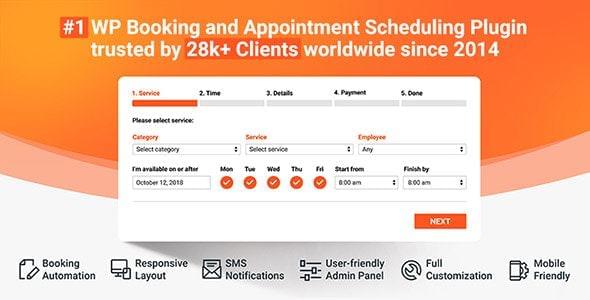 Bookly Pro - Appointment Booking And Scheduling Software Systems