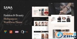 Sana - Fashion Stylist, Beauty Salon and Makeup Artist WordPress Theme
