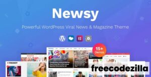 Newsy - Viral News & Magazine WordPress Theme Nulled