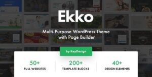 Ekko Multi-Purpose WordPress Theme Nulled