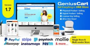 GeniusCart An E-Commerce System with Multiple Vendors Nulled