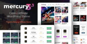 Mercury - Affiliate WordPress Theme Nulled