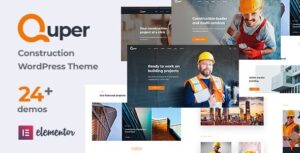Quper Construction and Architecture WordPress Theme Nulled