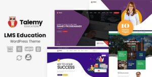 Talemy – LMS Education WordPress Theme Nulled