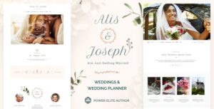 Alis - Wedding Planner WordPress Theme Nulled
