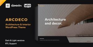 Arcdeco Nulled Architecture Interior Design Theme Free Download