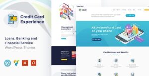 Credit Card Experience Free Download Credit Card Company and Online Banking WordPress Theme Nulled