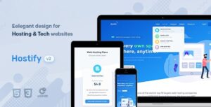 Hostify Nulled Hosting HTML & WHMCS Template Free Download