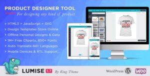 Lumise Product Designer Free Download WooCommerce WordPress Nulled