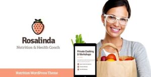 Rosalinda Free Download Health Coach & Vegetarian Lifestyle Blog WordPress Theme Nulled