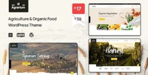 Agrarium Nulled Agriculture & Organic Food WordPress Theme Free Download