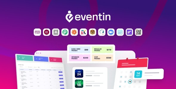 Events Manager & Tickets Selling Plugin for WooCommerce Nulled Eventin Pro Free Download
