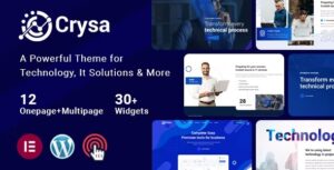 Crysa Nulled IT Solutions WordPress Theme Free Download