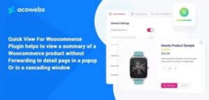 WooCommerce Quick View Nulled Acowebs Free Download