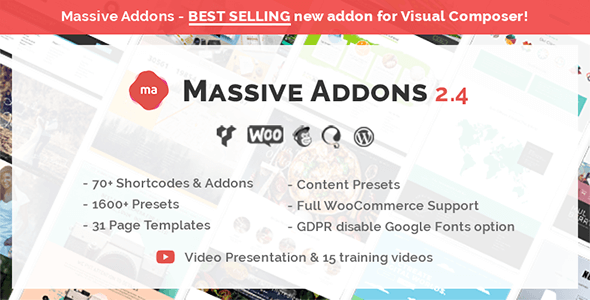 Massive Addons Nulled For WPBakery Page Builder