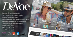 DeVoe - Fashion & Entertainment News Theme