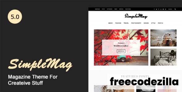 SimpleMag WordPress Theme Free Download